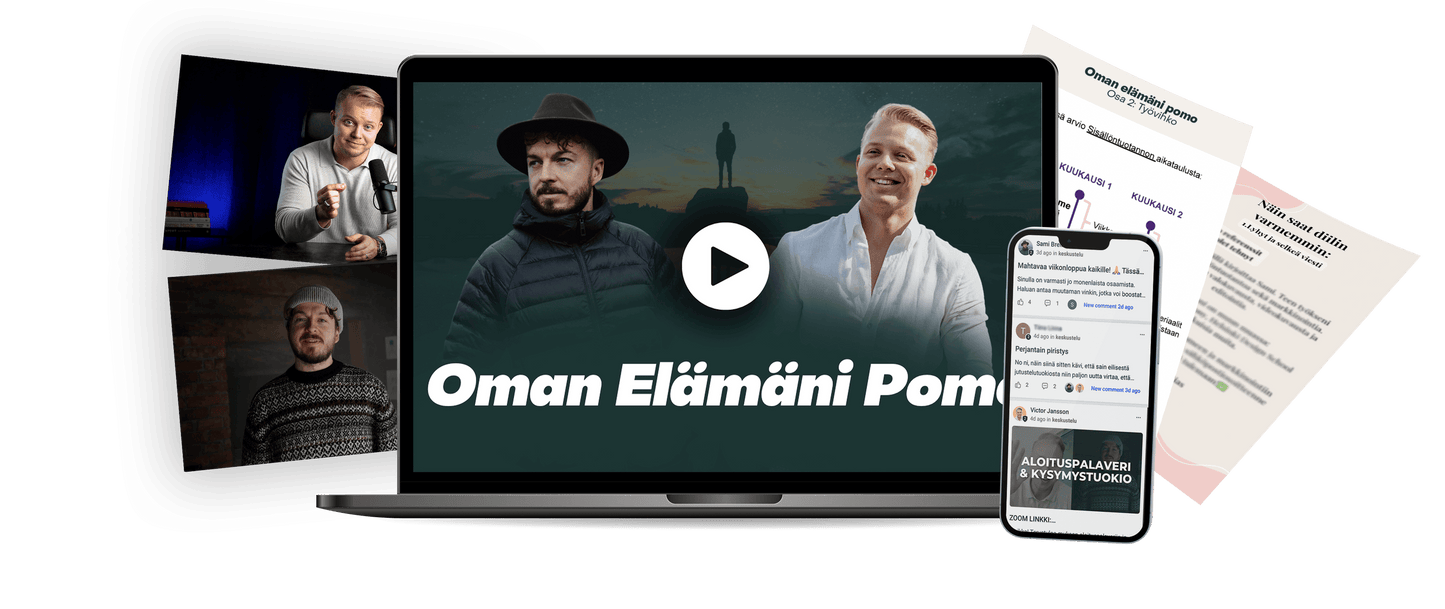 Oman Elämäni Pomo - 8 viikon ohjelma + Bonukset